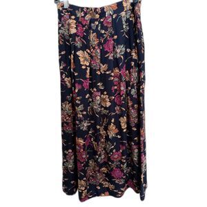 VTG 90s Worthington Floral Rayon Skirt - Whimsigoth Cottagecore - 10P